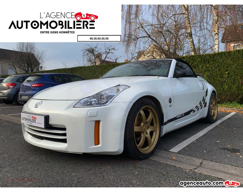 Aankoop Gebruikte Auto, Goedkope Gebruikte Auto | Agence Auto Nissan 350Z PHASE 2 CABRIOLET 3.5i V6 300CV Blanc Jaar 2007 Manuelle Essence
